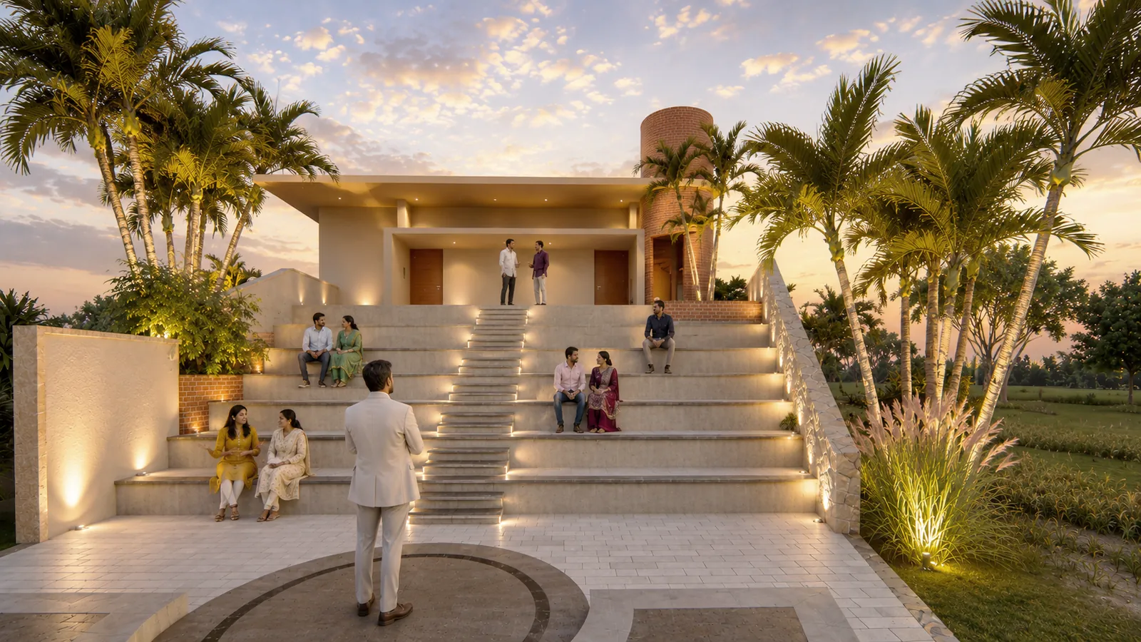 Artist's impression of the Sunrise City open-air amphitheatre