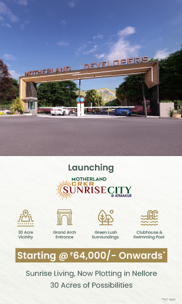 Sun Rise City Atmakur residential plots - Motherland Developers